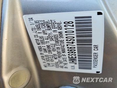 Zdjęcie 12 z 12 samochodu: 2004 HONDA CIVIC HYBRID VIN:JHMES96674S010128 - miniatura