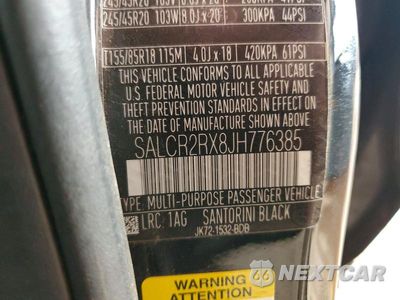 Zdjęcie 13 z 13 samochodu: 2018 LAND ROVER DISCOVERY SPORT HSE VIN:SALCR2RX8JH776385 - miniatura