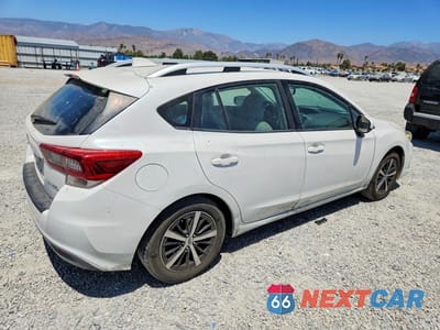 Trzecie zdjęcie samochodu z tyłu: 2020 SUBARU IMPREZA PREMIUM VIN:4S3GTAV65L3707946 - miniatura