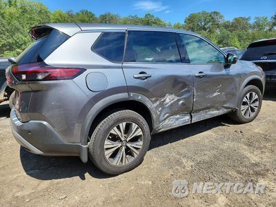 Trzecie zdjęcie samochodu z tyłu: 2021 NISSAN ROGUE SV VIN:5N1AT3BAXMC682713 - miniatura