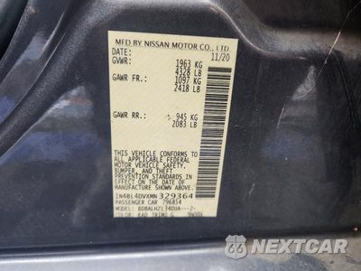 Zdjęcie 12 z 12 samochodu: 2021 NISSAN ALTIMA SV VIN:1N4BL4DVXMN329364 - miniatura