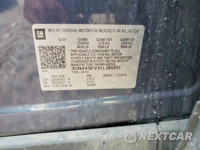 Zdjęcie 13 z 13 samochodu: 2019 CHEVROLET EQUINOX LS VIN:3GNAXSEV1KL280203 - miniatura