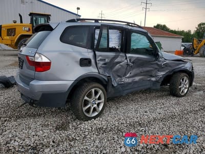 Trzecie zdjęcie samochodu z tyłu: 2007 BMW X3 3.0SI VIN:WBXPC93447WF24757 - miniatura