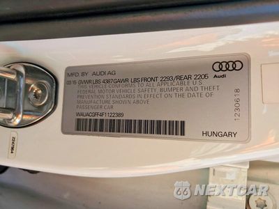 Zdjęcie 12 z 12 samochodu: 2015 AUDI A3 PREMIUM VIN:WAUACGFF4F1122389 - miniatura
