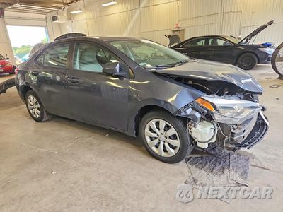 Czwarte zdjęcie samochodu z boku: 2016 TOYOTA COROLLA LE VIN:5YFBURHE2GP532562 - miniatura