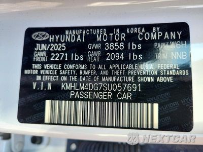 Zdjęcie 13 z 13 samochodu: 2025 HYUNDAI ELANTRA SEL SPORT VIN:KMHLM4DG7SU057691 - miniatura