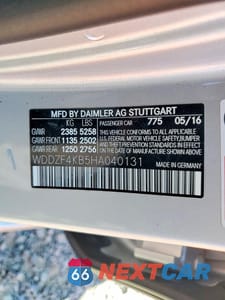 Zdjęcie 13 z 13 samochodu: 2017 MERCEDES-BENZ E 300 4MATIC VIN:WDDZF4KB5HA040131 - miniatura