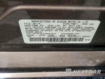Zdjęcie 13 z 13 samochodu: 2016 INFINITI Q50 3.0T PREMIUM VIN:JN1EV7AP3GM303937 - miniatura
