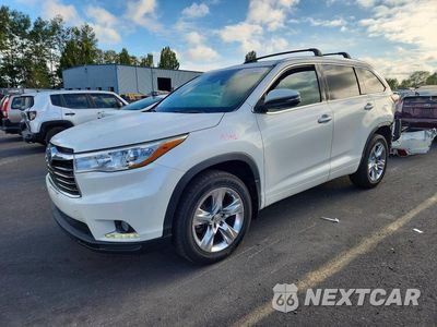 2015 TOYOTA HIGHLANDER LIMITED PLATINUM 5TDDKRFH1FS151593 - główne zdjęcie licytacji z USA - miniatura