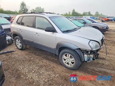 Czwarte zdjęcie samochodu z boku: 2006 HYUNDAI TUCSON GLS VIN:KM8JN12D76U264955 - miniatura