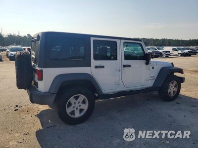 Trzecie zdjęcie samochodu z tyłu: 2017 JEEP WRANGLER UNLIMITED SPORT VIN:1C4BJWDGXHL685179 - miniatura