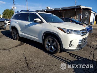 Czwarte zdjęcie samochodu z boku: 2018 TOYOTA HIGHLANDER LIMITED PLATINUM VIN:5TDDZRFH2JS803044 - miniatura