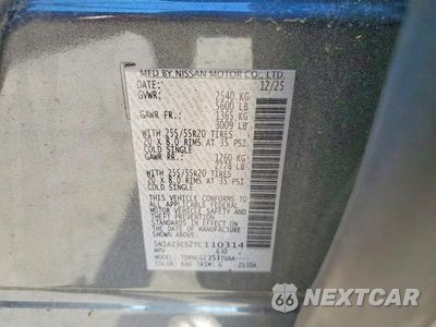 Zdjęcie 13 z 13 samochodu: 2026 NISSAN MURANO SL VIN:5N1AZ3CS2TC110314 - miniatura