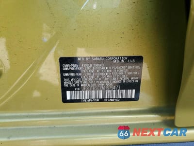 Zdjęcie 13 z 13 samochodu: 2021 SUBARU CROSSTREK SPORT VIN:JF2GTHSCXMH679473 - miniatura