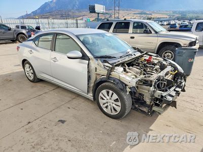 Czwarte zdjęcie samochodu z boku: 2022 NISSAN SENTRA S VIN:3N1AB8BV3NY279806 - miniatura