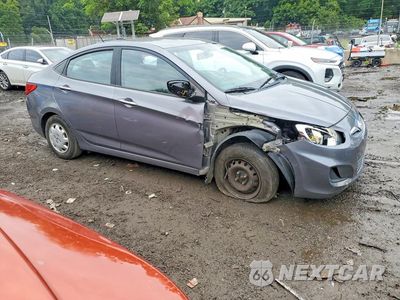 Czwarte zdjęcie samochodu z boku: 2014 HYUNDAI ACCENT GLS VIN:KMHCT4AEXEU612143 - miniatura