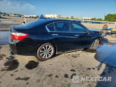 Trzecie zdjęcie samochodu z tyłu: 2014 HONDA ACCORD EXL VIN:1HGCR3F85EA041115 - miniatura