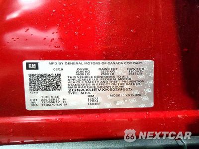 Zdjęcie 14 z 14 samochodu: 2019 CHEVROLET EQUINOX LT VIN:2GNAXUEVXK6259625 - miniatura