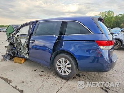Drugie zdjęcie samochodu z przodu: 2015 HONDA ODYSSEY EXL VIN:5FNRL5H60FB101764 - miniatura