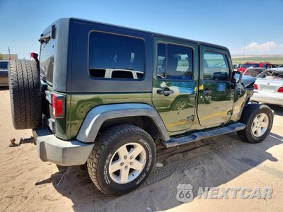 Trzecie zdjęcie samochodu z tyłu: 2008 JEEP WRANGLER UNLIMITED X VIN:1J4GA39148L548788 - miniatura