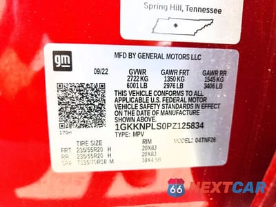 Zdjęcie 13 z 13 samochodu: 2023 GMC ACADIA DENALI VIN:1GKKNPLS0PZ125834 - miniatura