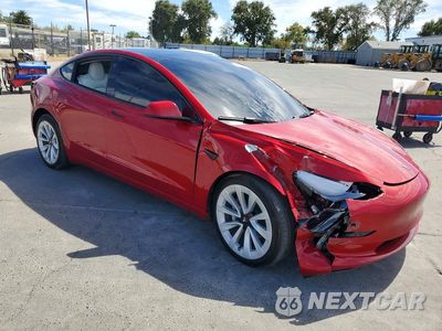 Czwarte zdjęcie samochodu z boku: 2023 TESLA MODEL 3 VIN:5YJ3E1EA3PF461890 - miniatura