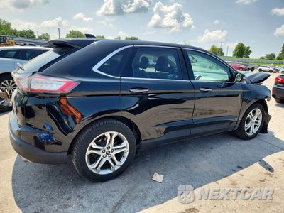 Trzecie zdjęcie samochodu z tyłu: 2018 FORD EDGE TITANIUM VIN:2FMPK3K98JBC16406 - miniatura