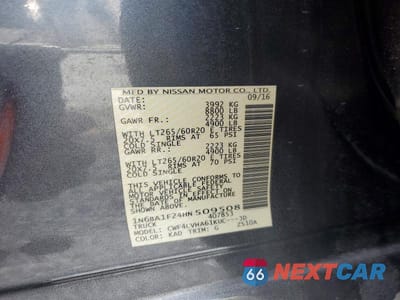 Zdjęcie 12 z 12 samochodu: 2017 NISSAN TITAN XD SL VIN:1N6BA1F24HN509508 - miniatura