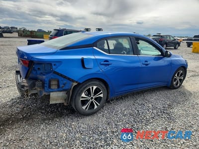 Trzecie zdjęcie samochodu z tyłu: 2022 NISSAN SENTRA SV VIN:3N1AB8CV0NY298411 - miniatura