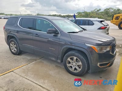 Czwarte zdjęcie samochodu z boku: 2018 GMC ACADIA SLE VIN:1GKKNKLA4JZ154304 - miniatura