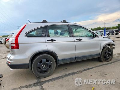 Trzecie zdjęcie samochodu z tyłu: 2010 HONDA CR-V LX VIN:JHLRE4H34AC008491 - miniatura