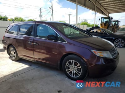 Czwarte zdjęcie samochodu z boku: 2012 HONDA ODYSSEY EX VIN:5FNRL5H43CB109660 - miniatura
