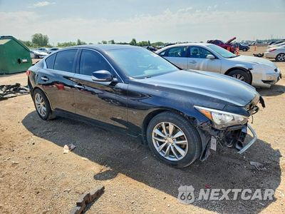Czwarte zdjęcie samochodu z boku: 2015 INFINITI Q50 PREMIUM VIN:JN1BV7AR6FM392714 - miniatura