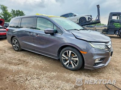 Czwarte zdjęcie samochodu z boku: 2019 HONDA ODYSSEY ELITE VIN:5FNRL6H91KB038023 - miniatura