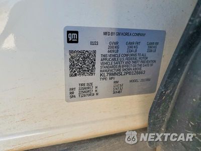 Zdjęcie 13 z 13 samochodu: 2023 CHEVROLET TRAILBLAZER LS VIN:KL79MNSL2PB126663 - miniatura