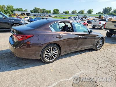 Trzecie zdjęcie samochodu z tyłu: 2018 INFINITI Q50 3.0T LUXE VIN:JN1EV7AR7JM445720 - miniatura