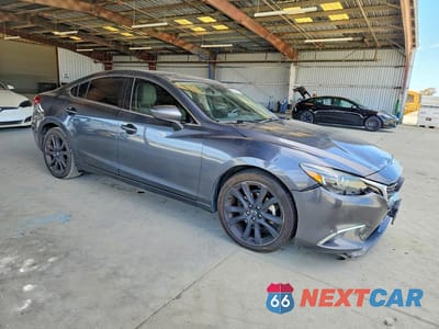 Czwarte zdjęcie samochodu z boku: 2016 MAZDA 6 GRAND TOURING VIN:JM1GJ1W56G1487715 - miniatura