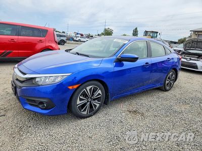 2018 HONDA CIVIC EXL JHMFC1F75JX027018 - główne zdjęcie licytacji z USA - miniatura