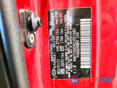 Zdjęcie 12 z 12 samochodu: 2012 HYUNDAI VELOSTER BASE VIN:KMHTC6AD9CU051580 - miniatura