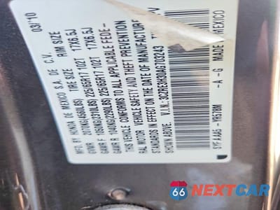 Zdjęcie 13 z 13 samochodu: 2010 HONDA CR-V LX VIN:3CZRE3H30AG703243 - miniatura