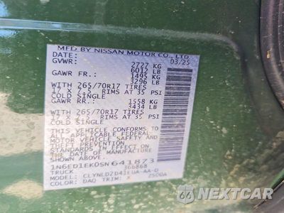 Zdjęcie 13 z 13 samochodu: 2025 NISSAN FRONTIER PRO-4X VIN:1N6ED1EK0SN641873 - miniatura