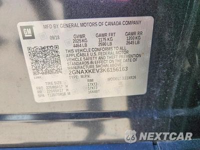 Zdjęcie 13 z 13 samochodu: 2019 CHEVROLET EQUINOX LT VIN:2GNAXKEV3K6156163 - miniatura