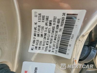 Zdjęcie 12 z 12 samochodu: 2017 HONDA ACCORD EXL VIN:1HGCR3F87HA028273 - miniatura