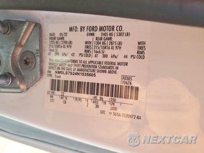 Zdjęcie 12 z 12 samochodu: 2022 FORD TRANSIT CONNECT XL DELIVERY VAN VIN:NM0LS7S24N1535605 - miniatura
