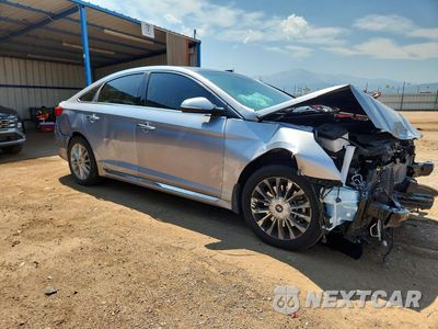 Czwarte zdjęcie samochodu z boku: 2015 HYUNDAI SONATA LIMITED VIN:5NPE34AF7FH070825 - miniatura