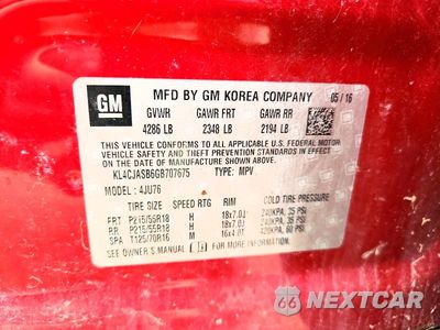 Zdjęcie 12 z 12 samochodu: 2016 BUICK ENCORE VIN:KL4CJASB6GB707675 - miniatura