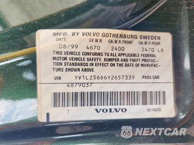 Zdjęcie 12 z 12 samochodu: 2000 VOLVO V70 XC VIN:YV1LZ56D6Y2657339 - miniatura
