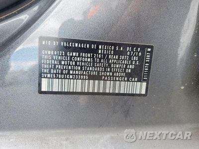 Zdjęcie 12 z 12 samochodu: 2019 VOLKSWAGEN JETTA SEL VIN:3VWE57BU1KM233995 - miniatura