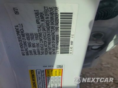 Zdjęcie 12 z 12 samochodu: 2022 HONDA CIVIC EXL VIN:19XFL1H74NE000574 - miniatura