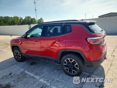 Drugie zdjęcie samochodu z przodu: 2019 JEEP COMPASS TRAILHAWK VIN:3C4NJDDB1KT771482 - miniatura